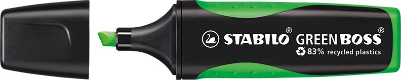 STABILO GREEN BOSS Leuchtmarkierer, gelb - Grün