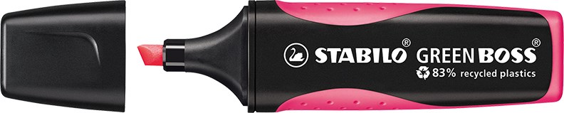STABILO GREEN BOSS Leuchtmarkierer, gelb - PINK