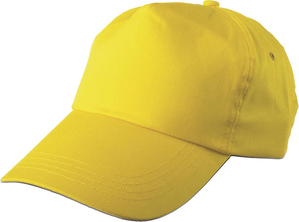 Baseballcap aus 100 % Baumwolle Lisa - gelb