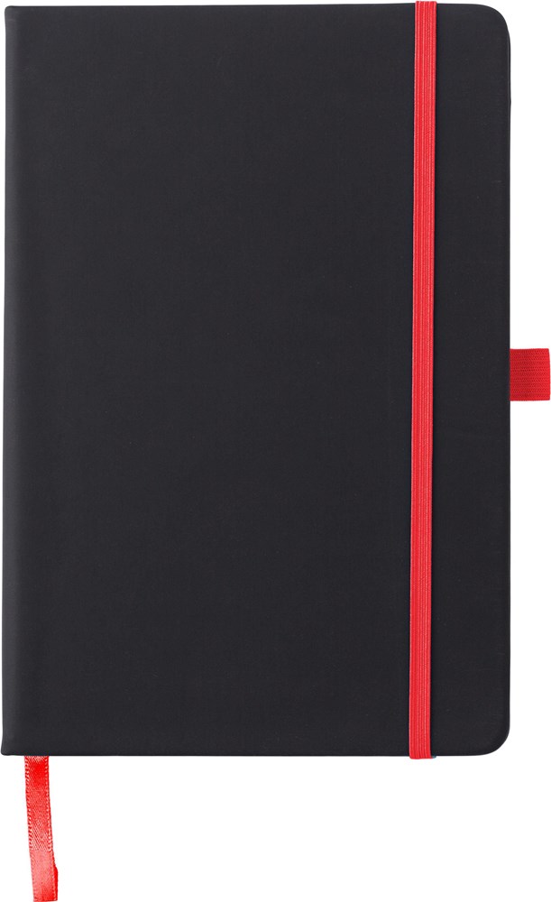 Notizbuch aus Kunststoff Charlene - rot