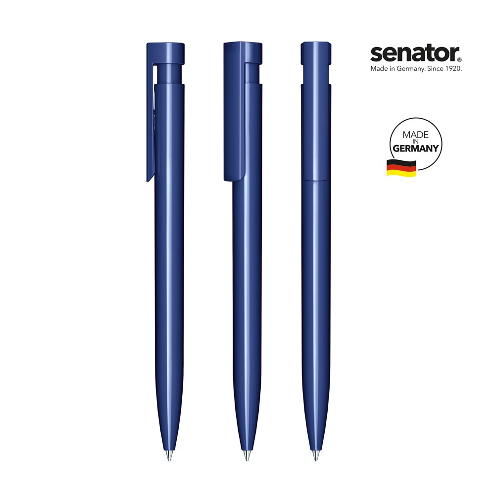 senator® Liberty Polished  Druckkugelschreiber - blau 2757