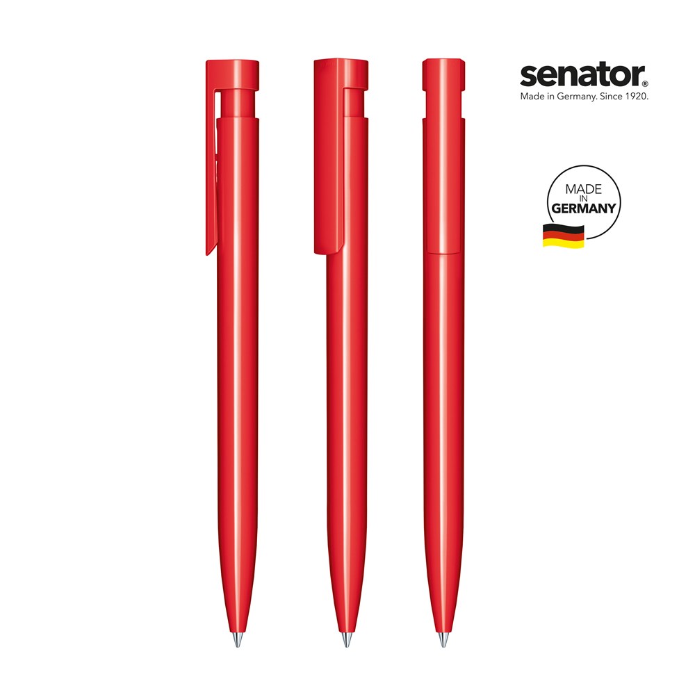 senator® Liberty Polished  Druckkugelschreiber - rot 186
